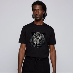 BOSS Orange By Hugo Boss Tiger Print T-Shirt Regular Fit | forum.iktva.sa